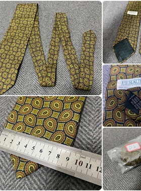 vintage中古奢侈大牌真丝领带