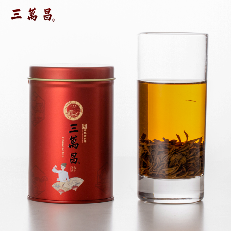 三万昌 碧螺红茶明前特级茶叶碧螺工夫红茶散装新茶碧螺春早茶50g - 图0