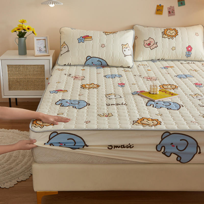 定制加厚全棉床垫保护罩单人床沙发床儿童榻榻米垫子夹棉床笠单件