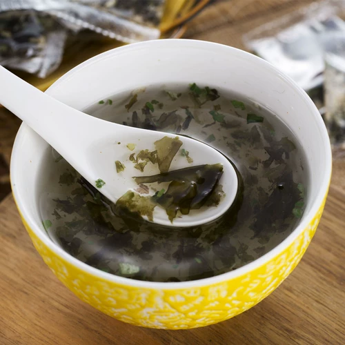 [6 больших мешков] Вкусной суп из морских водорослей составлен мгновенный фаст -фуд. Сумка 36 Независимая небольшая упаковка Laver Dry Goods