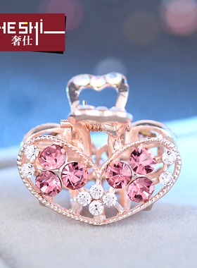 韩版发卡子水钻中号刘海夹