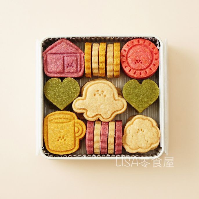 订购 日本 米粉点心专门店 白砂糖不使用 多口味蔬菜曲奇饼干礼盒 - 图2