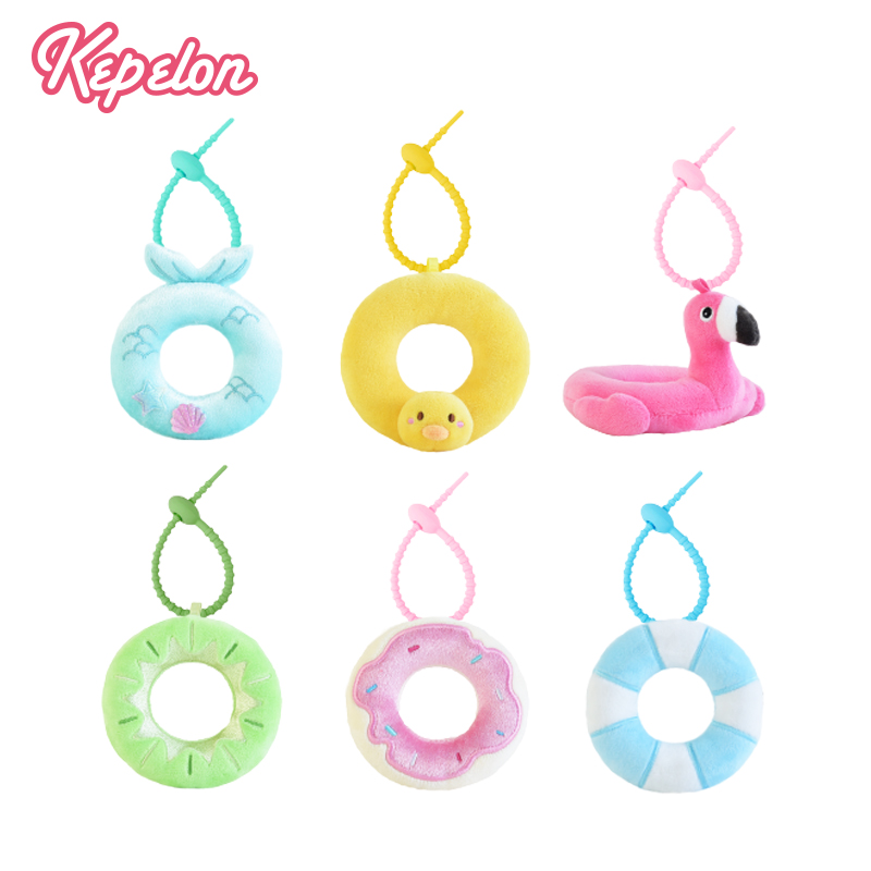 海豹包公仔挂饰虎鲸显眼挂件海洋系列网红泳圈包小丑鱼毛绒 - 图1