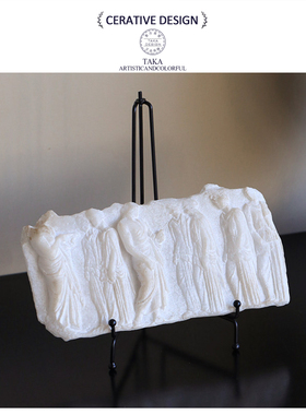 法式古典洛可可浮雕摆件客厅