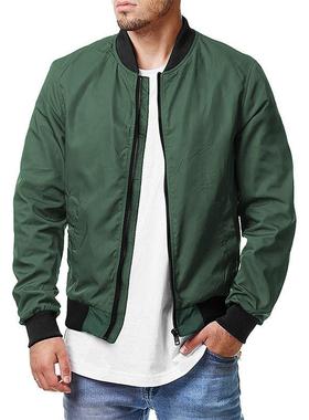 Sports Aviator Baseball Uniform Men's Jacket运动棒球男装夹克