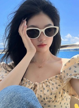 欧美复古猫眼墨镜女高级感ins