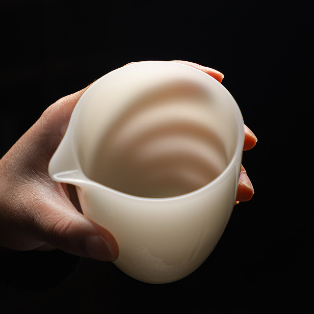 Uncut Jade Fairy Cup Ice Ceramic ຊາທະເລ Kung Fu ຊຸດຊາ