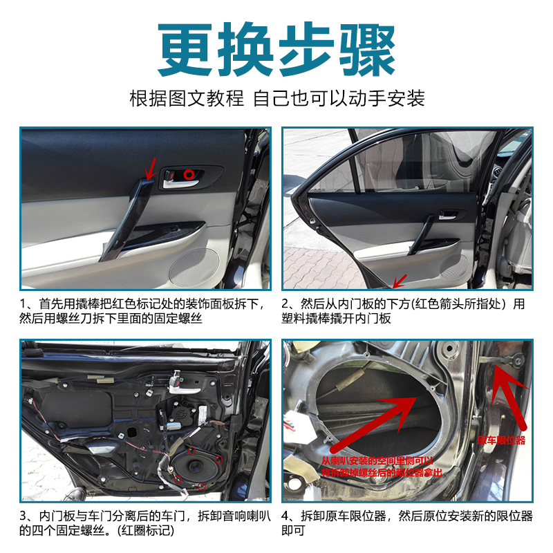 适用宝马320 325系520525前门E90X1后门X3X5车门F35F18限位器mini - 图1