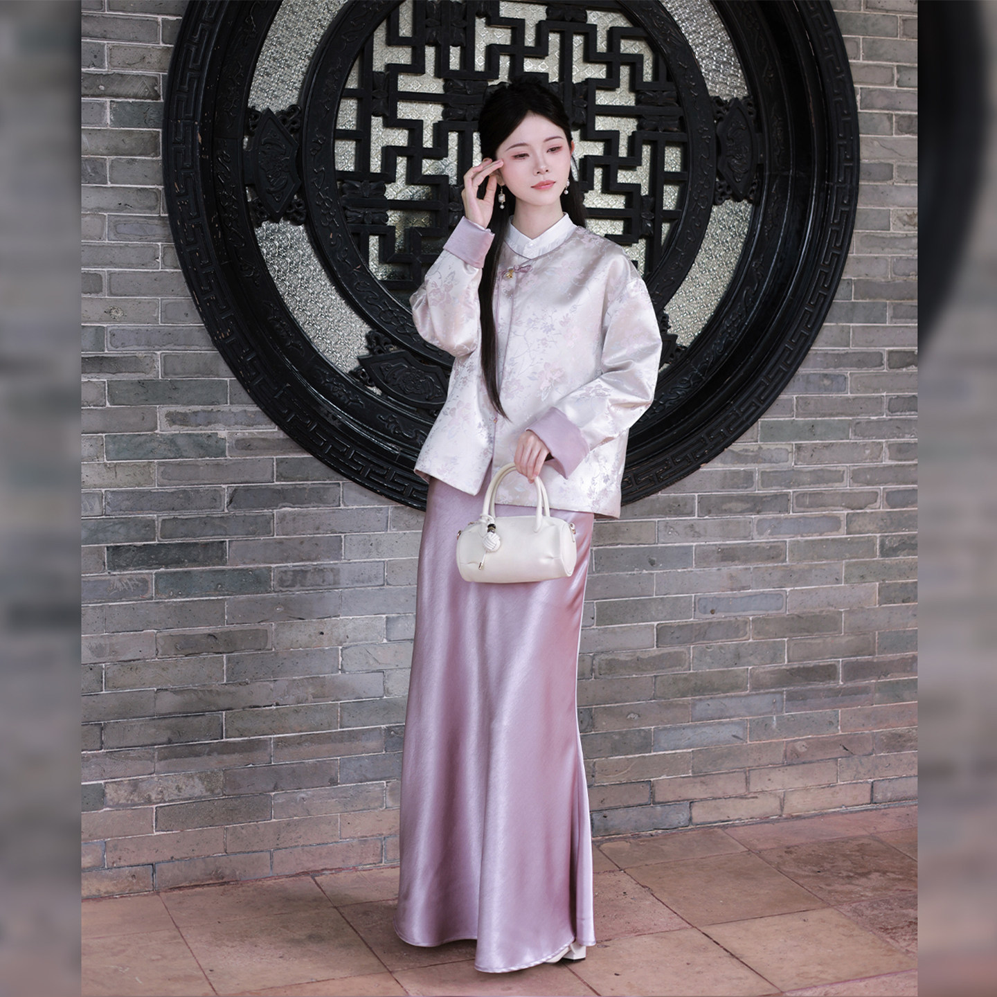 织造司[铃兰釉]新中式高级感圆领外套吊带宋抹半身裙鱼尾裙长裙女,淘宝优惠券,粉丝福利购,淘宝优惠卷