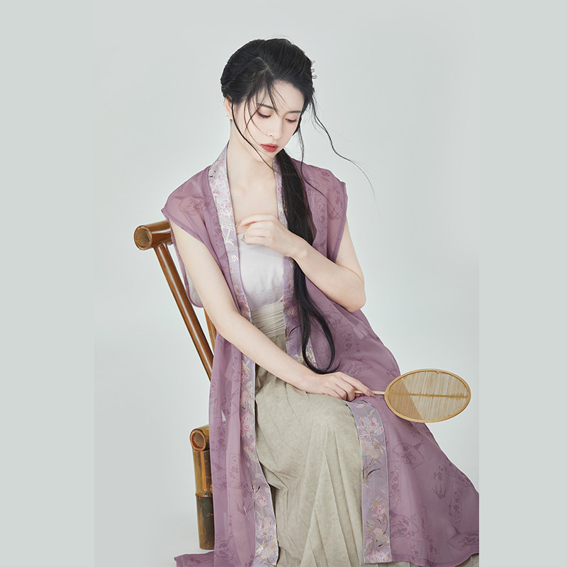 现货织造司原创宋制汉服[炽]织金背心夏季宋抹改良吊带一片式褶裙,淘宝优惠券,粉丝福利购,淘宝优惠卷