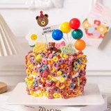 Детский день мультфильм Love Bear Biscuit Net Creat Dryetder Digtday Coecor