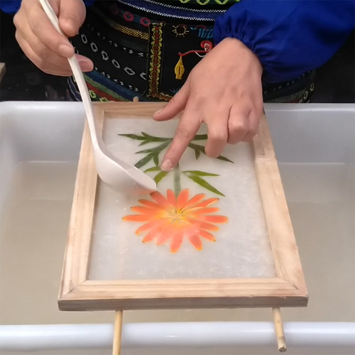 古法造纸术diy手工材料包套装花草纸皮纸体验包造纸框构树皮纸浆 - 图0