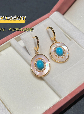 茶白法式复古新品硅胶茶白耳夹