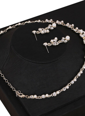 合金结婚饰品婚纱配饰金银两色