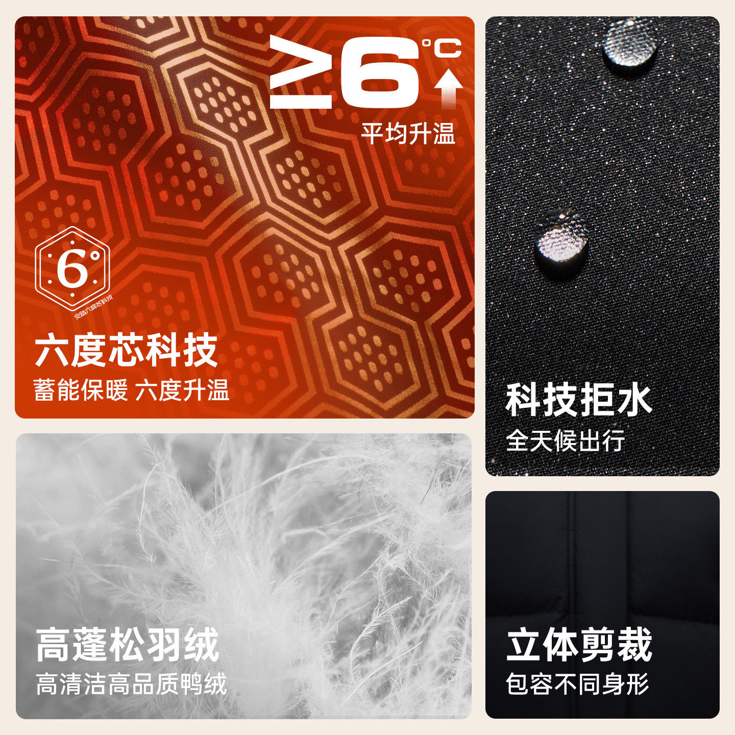 安踏六度芯面包羽绒丨中长款羽绒服女2025冬季防泼水鸭绒保暖外套,淘宝优惠券,粉丝福利购,淘宝优惠卷