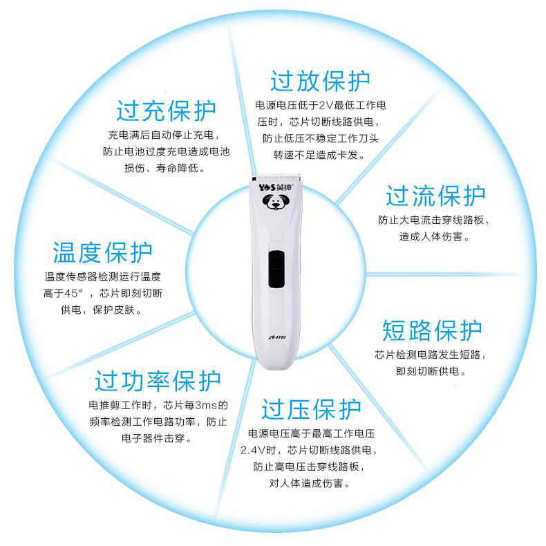 英绅宠物电推剪狗狗剃毛器猫咪泰迪剃脚毛神器宠物店专业美容8780 - 图2