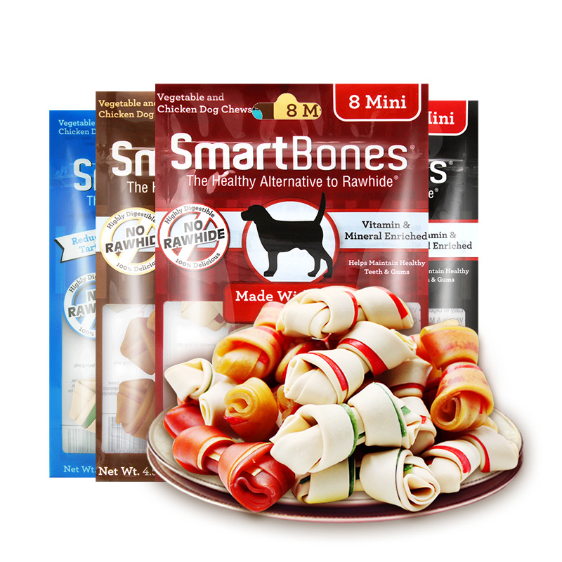 SmartBones洁齿骨美国进口狗狗零食幼犬小狗小型犬耐咬磨牙棒咬胶-图3