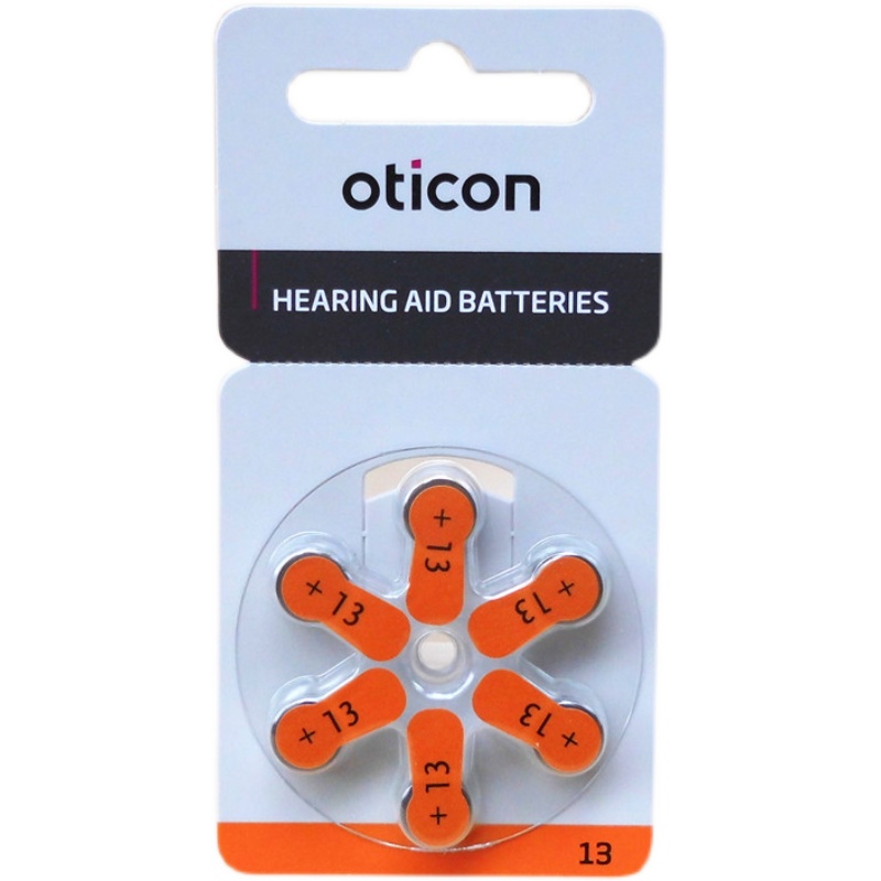 德国原装A13号Oticon奥迪康助听器电池锌空气纽扣电子1.45V  PR48 - 图3