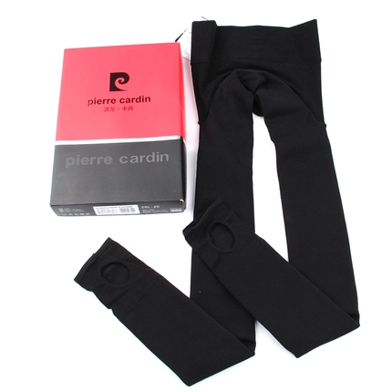 280g皮尔卡丹苹果臀保暖裤冬2000D抗起球缎面火神绒踩跟裤89017B - 图0