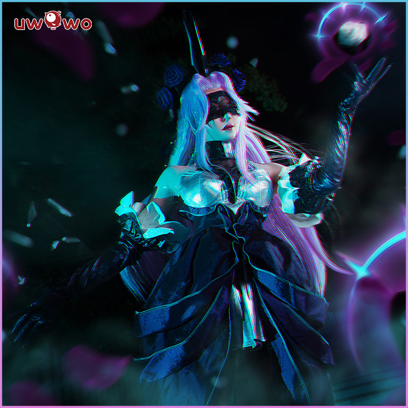 现货悠窝窝LOL英雄联盟cos凋零玫瑰幽梦辛德拉暗黑元首球女礼服