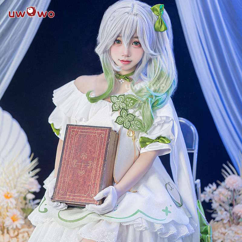 预售Uwowo悠窝窝原神cosplay 纳西妲cos服万圣节小女巫  草神同人 - 图0