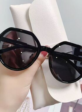 复古太阳镜显瘦女防紫外线新款潮男韩版眼镜街拍ins圆脸太阳镜