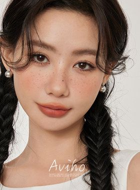 Aviho施家珍珠简约灰珍珠耳环