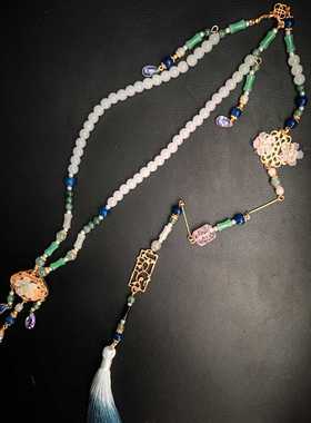 合金新中式复古风女生流苏璎珞