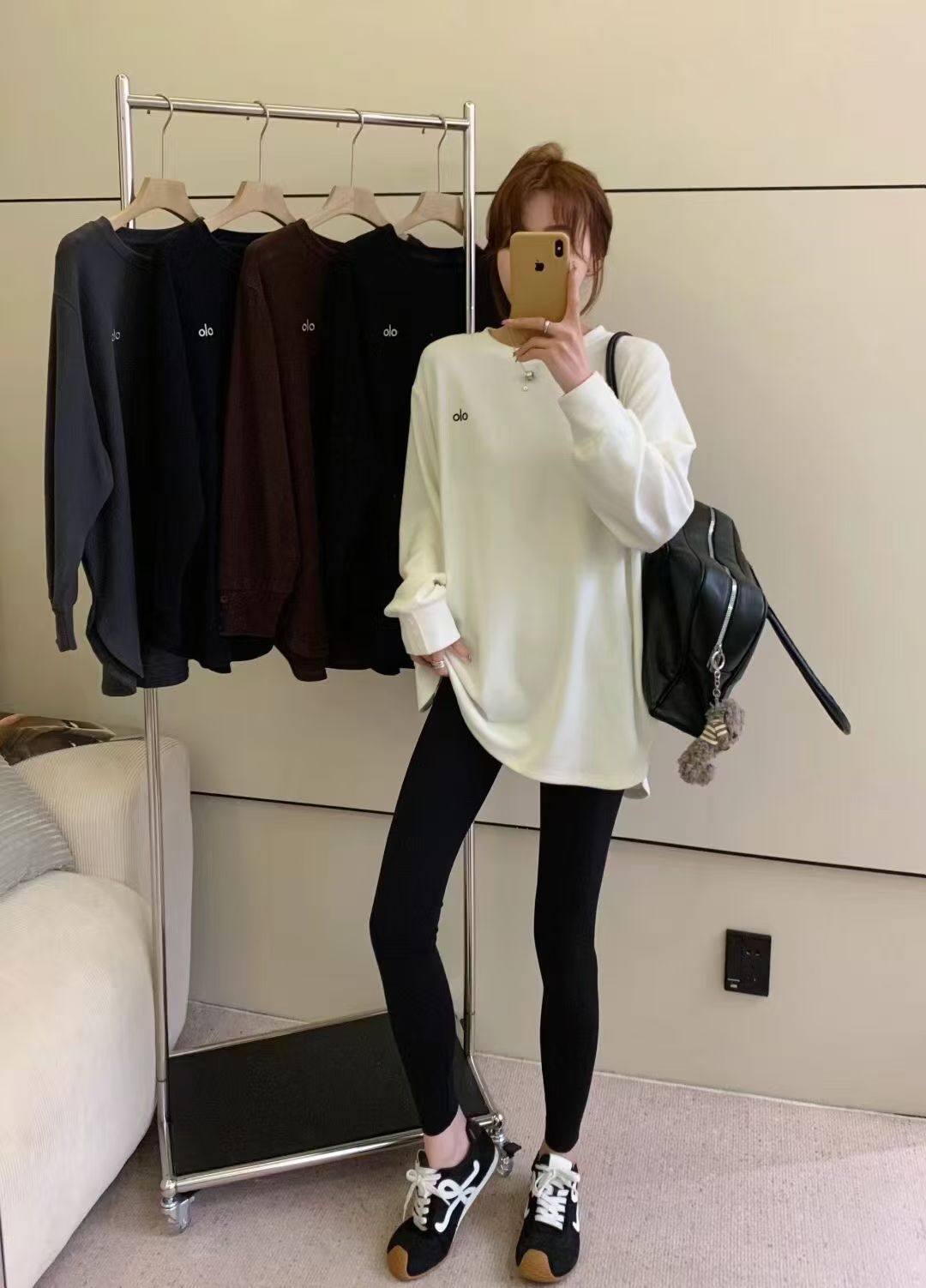 inruier 2025冬韩版休闲百搭圆领长袖女卫衣德绒上衣舒适保暖热卖,淘宝优惠券,粉丝福利购,淘宝优惠卷