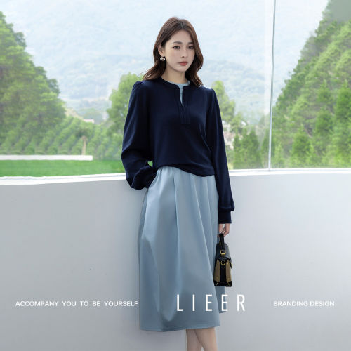 烈儿LIEER「郁金香花苞裙」谁穿谁好看！文艺百搭中长款半身裙 - 图1