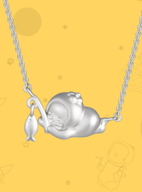 海盗船银饰项链女925银小众设计