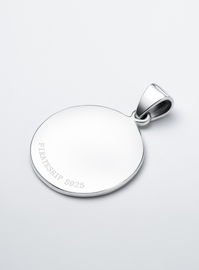 海盗船银饰古银吊坠嘻哈款