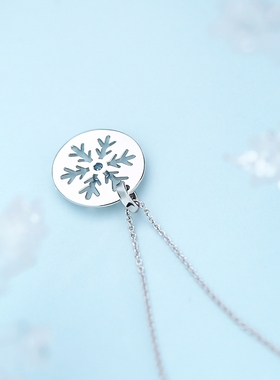 *海盗船银饰新款镂空女925银项链