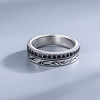 Corsair Silver Treasure Ring for Women Retro Style Niche