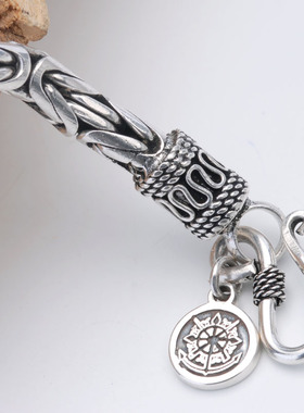 海盗船银手链女银轻奢小众设计