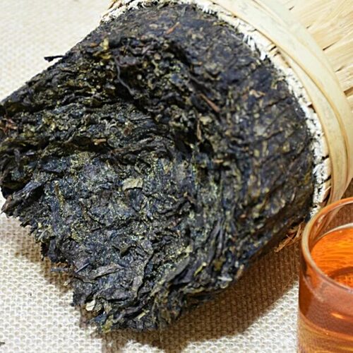 湖南华莱健安化百两黑茶高山料正宗柱子优质陈年花卷茶实体店正品 - 图0