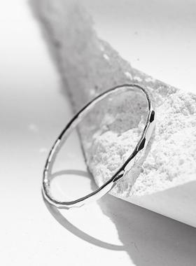 925纯银单身小指尾戒指环 女闺蜜超细关节戒 简约欧美原创设计