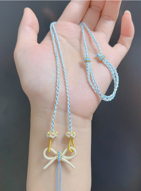 在逃公主项链编绳可穿吊坠平安扣
