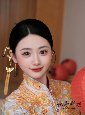 中式头饰民族风婚礼配饰品