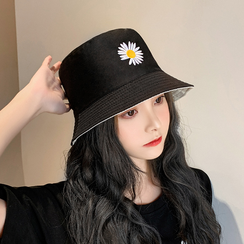 秀奴曼旗舰店渔夫帽女ins韩版洋气百搭双面戴遮阳帽秋冬款小清新防晒遮阳帽子0