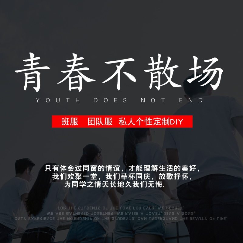 定制开衫连帽套头班级logo diy卫衣 波阁卫衣