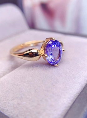 s925银饰戒指空托时尚简约活口宽戒臂椭圆戒托6*87*9坦桑石橄榄石