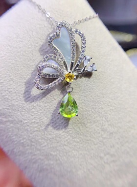 贝母款蝴蝶吊坠耳钉空托水滴5*7mm6*8 s925纯银镀金空托厂家