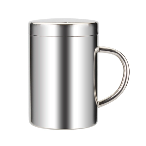 Двухэтажная детская ручка из нержавеющей стали со стаканом для домашнего использования