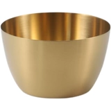 Корейская фруктовая салат из нержавеющей стали Коммерческая золотая ластика с бочкой самостоятельно -приправа приправа приправа холодная чаша для лапши творческая посуда