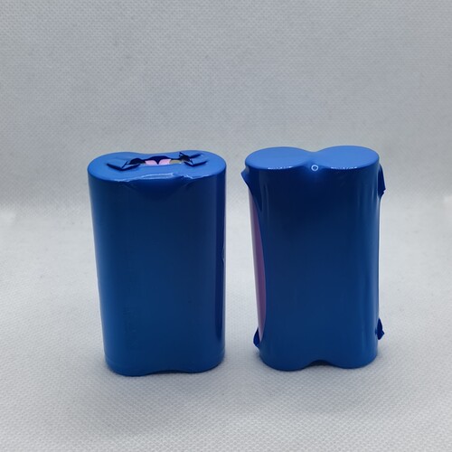 蓝色PVC热缩管 18650锂电池组电池套电池封装热缩膜3cm~50cm 包邮 - 图0
