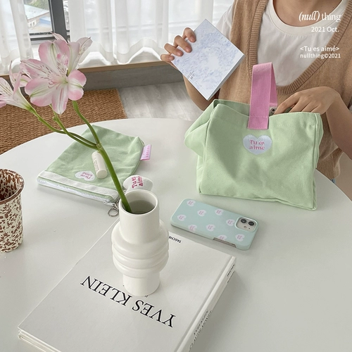 Nulthing Original Tu Es Aime Qiu Guo Guo Green Tofu Сумки прохождение пакета INSICE COMPMETIC SAG