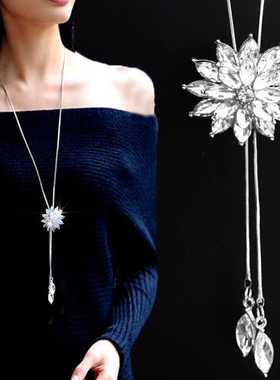 高档挂件高档流苏毛衣链