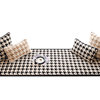 Houndstooth bay window mat window sill cushion autumn and winter 2025 new style balcony bedroom tatami mat light luxury customization