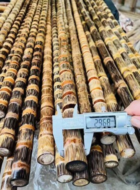 精品实心竹龙血金丝文玩教鞭竹子